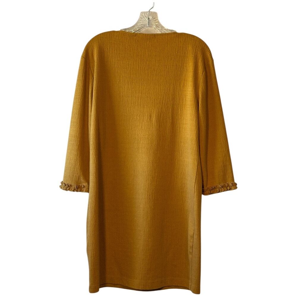 EUC Cynthia Rowley Mustard Dress Size M - Picture 2 of 7